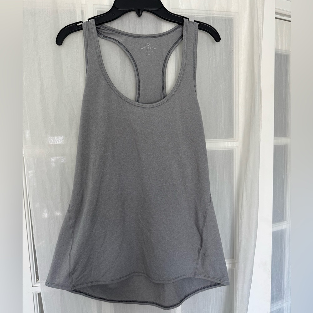 EUC athleta racer back tank top size medium